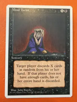 MTG Mind Twist NM- 4th Magic the Gathering ~ Free Shipping ~ - Image 1
