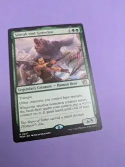 MTG: Magic The Gathering: Surrak and Goreclaw- Rare- Near Mint - Image 1