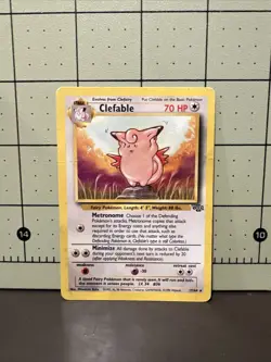 Clefable MP 1st Edition Jungle 17/64 Pokemon TCG Regular - Image 1