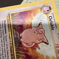 Clefable MP 1st Edition Jungle 17/64 Pokemon TCG Regular - Image 3