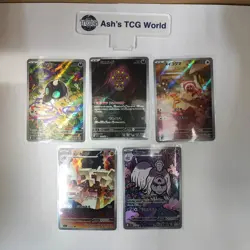 Shroodle Spiritomb Stufful Garganacl Houndstone AR 5Set ⑦ Pokemon Card japanese - Image 1