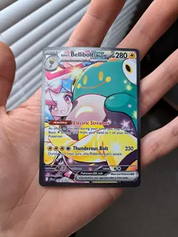 Pokemon TCG Iono's Bellibolt EX 183/159 Journey Together NM - Image 1