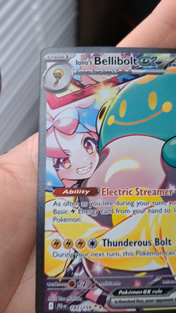Pokemon TCG Iono's Bellibolt EX 183/159 Journey Together NM - Image 2