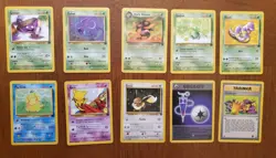 Pokemon Team Rocket Lot of 10 Cards WOTC 2000 Vintage LP - Image 1