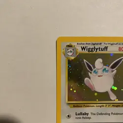 Wigglytuff HOLO 19/130 Holo Rare Base Set 2 Pokemon Card WOTC Vintage - LP - Image 2