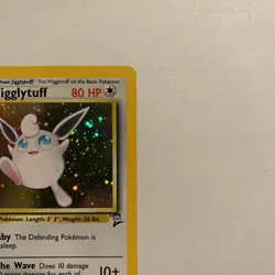 Wigglytuff HOLO 19/130 Holo Rare Base Set 2 Pokemon Card WOTC Vintage - LP - Image 3
