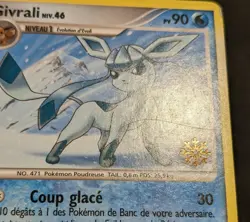 Pokemon Glaceon 20/100 Countdown Calendar *French* Snowflake Stamp 2008 Promo - Image 4