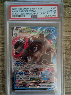 Blastoise VMAX SWSH103 SWSH: Sword & Shield Promo Pokemon Card PSA 10 - Image 1