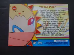 2000 Topps Pokemon TV Series 3 Silver Foil #OR5 "In the Pink" Orange Islands - Image 2