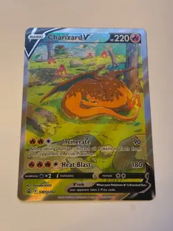 Pokemon TCG Charizard VSTAR Sword & Shield SWSH260 Holo Promo Card Mint - Image 1
