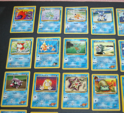 Lot of 40 Pokemon Cards Non-Holo Common & Uncommon Jungle Base Set Fossil Gym LP - Image 4
