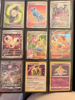 Pokemon TCG 95 card mixed lot! holo-shiny holos- promos-ir- full art mint - Image 1