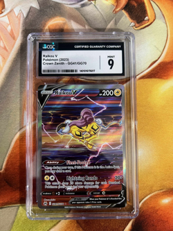 Raikou V GG41/GG70 Crown Zenith Promo CGC Graded 9 English Pokemon TCG - Image 1