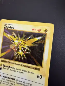 Pokemon TCG Zapdos 1st Edition Holo Shadowless Base Set - Image 5
