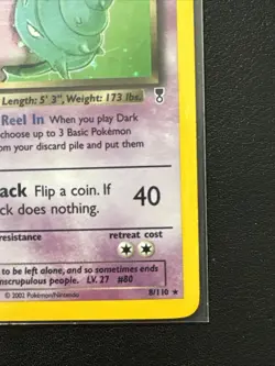 Dark Slowbro Legendary Collection HOLO Pokemon TCG 8/110 NM/M Raw Ungraded 2002 - Image 5