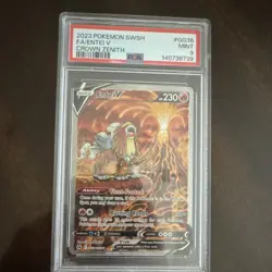 Pokemon Entei V GG36/GG70 Crown Zenith Galarian Gallery Holo PSA 9 - Image 1