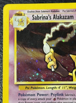 Sabrina's Alakazam 16/132 Holo Rare - Vintage Pokemon TCG: Gym Challenge - MP/HP - Image 2