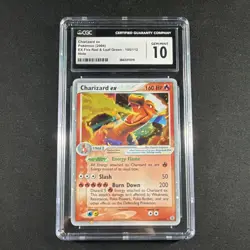 Charizard ex Ultra Rare Holo 2004 Pokemon TCG FireRed & LeafGreen 105/112 CGC 10 - Image 1