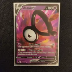 Pokemon Unown V 065/195 Swsh12: Sword & Shield - Silver Tempest Holo - Image 3