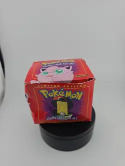 Burger King Limited Edition 23K Gold-Plated Pokemon - Jigglypuff - Sealed - Image 1