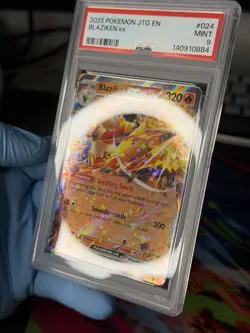 2025 POKEMON JTG EN-JOURNEY TOGETHER #024/159 BLAZIKEN ex PSA 9 - Image 3