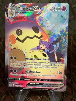 *BEAUTIFUL* MIMIKYU VMAX ~TG17 ~ULTRA RARE FULL ART Pokemon TCG: BRILLIANT STARS - Image 1