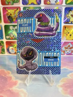 Pokemon Charizard Vintage Pocket Monsters Vending HOLO Prism Sticker 99 Nintendo - Image 1