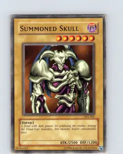 Yu-Gi-Oh TCG Summoned Skull SYE-005 Unlimited Regular Common Card Played MP-LP - Image 1