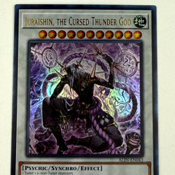 Yugioh Juraishin, The Cursed Thunder God ALIN-EN043 1st Ed Ultra Rare NM English - Image 2