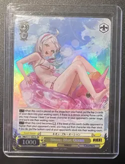 Weiss Schwarz: Nikke, Goddess Of Victory Neon: Blue Ocean SR - Image 1