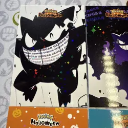 9 Star Holo Gengar Halloween Card Database Non-TCG Pokemon Cards Peru Set #4 - Image 2