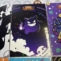 9 Star Holo Gengar Halloween Card Database Non-TCG Pokemon Cards Peru Set #4 - Image 3