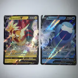 Pokemon Dracozolt V & Arctovish V Evolving Skies Ultra Rare Cards Lot Mint 2021! - Image 1