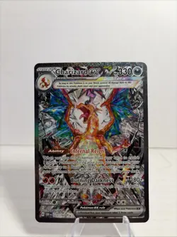 Pokemon TCG S&V Obsidian Flames Charizard EX Card 223/197 - Image 1