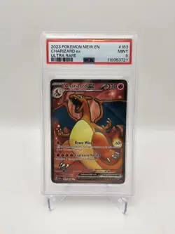 PSA 9 Charizard ex 183/165 Scarlet & Violet 151 Pokemon Card - Image 1