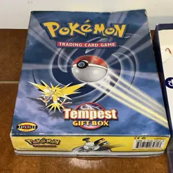 Vintage Pokemon Trading Card Game Thunderstorm Gift Box Incomplete - Image 5