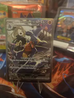 Pokemon Cynthia's Garchomp Ex 232/182 DR1: Full Art Rare Holo EX Card - Image 4