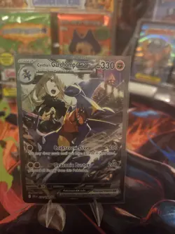 Pokemon Cynthia's Garchomp Ex 232/182 DR1: Full Art Rare Holo EX Card - Image 5