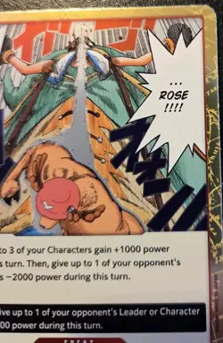Cloven Rose OP08-018 Foil Rare Two Legends One Piece Card Game - Image 3
