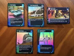 Lot of 5 Star Wars TCG Foil Cards - The Phantom Menace - WOTC - Image 1