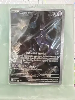 MEWTWO SVP 052 Scarlet Violet 151 Promo Illustration Rare Pokemon Card SEALED - Image 1