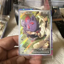 N's Zorua SVP 189, NM Sealed Promo, Scarlet & Violet Journey Together, TCG Card - Image 1