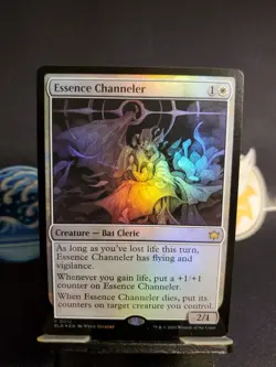 Essence Channeler Bloomburrow Foil BLB 12 Rare Bat Cleric Creature White - Image 1