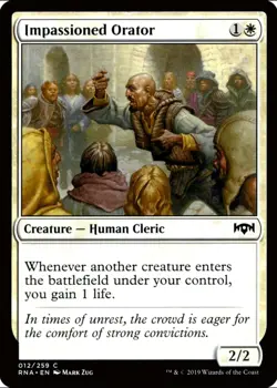 X 1 Impassioned Orator NM-M Ravnica Allegiance 012 MTG Magic The Gathering - Image 1