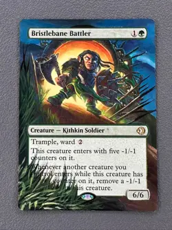 Bristlebane Battler MTG Lorwyn Eclipsed Hand Painted Borderless Full Altered Art - Image 1