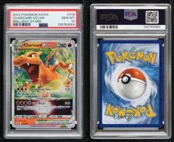 Charizard VSTAR Holo Pokemon Sword & Shield Brilliant Stars PSA 10 GEM MT - Image 3