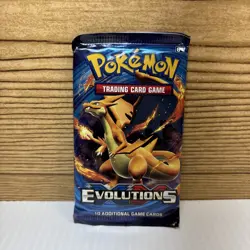 Pokemon XY Evolutions Booster Pack Mega Charizard Art - Factory Sealed 820650801556 - Image 1