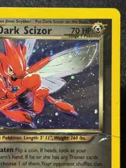 Dark Scizor 9/105 - Holo Rare - Vintage Pokemon TCG: Neo Destiny - DMG - Image 3