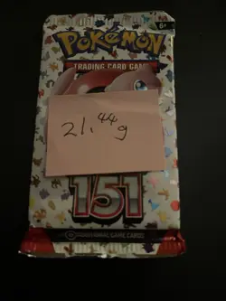 Very Heavy! 21.44 Gram Pokemon 151 Booster Pack Weighed Sealed - Image 3