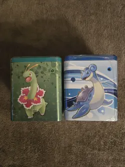 Pokemon - Exclusive 2 Stacking Tins Set with Evolving Skies Packs - New/Sealed - Image 1